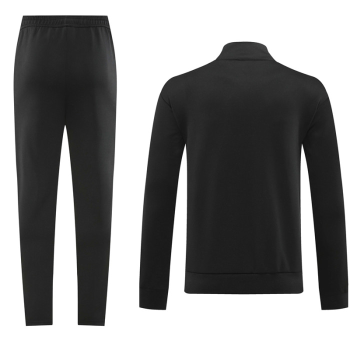 2024 AD Black Jacket Tracksuit #AJ19