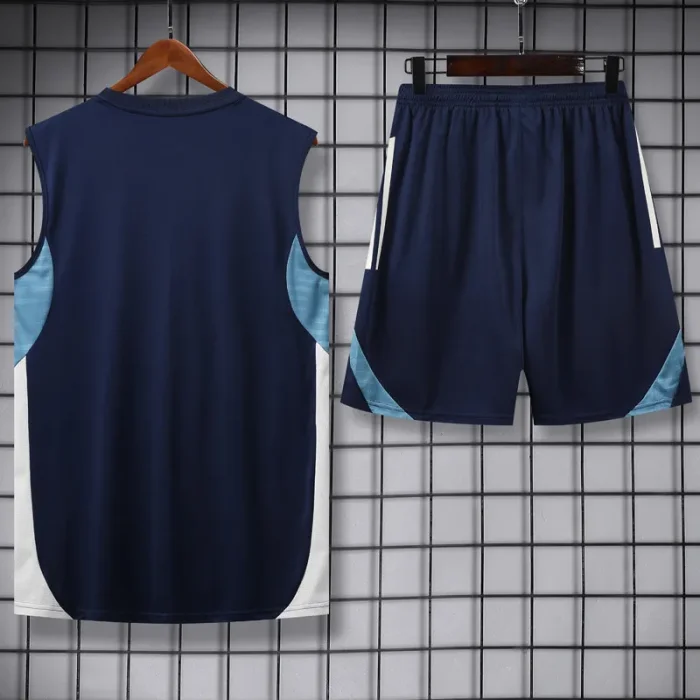 25-26 ARS Royal blue Tank top and shorts suit