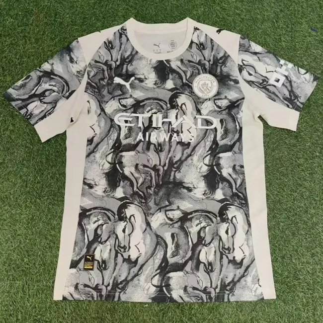 25-26 Man City Special Edition Fans Soccer Jersey (马年)