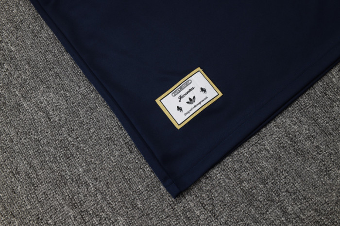 25-26 JUV Royal blue Half Pull Tracksuit #B2503(半拉链)