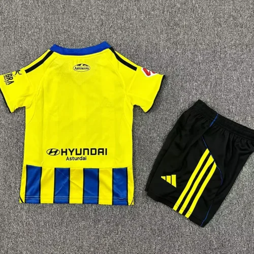 2025-26 Real Oviedo Away Kids Soccer Jersey