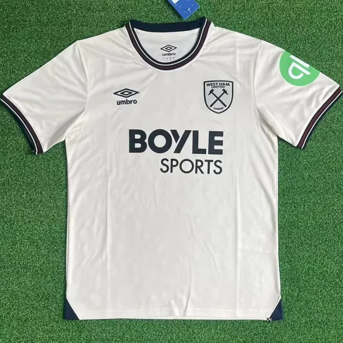25-26 West Ham Away Fans Soccer Jersey