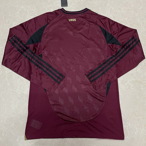 24-25 Belgium Home Long Sleeve Soccer Jersey (长袖)