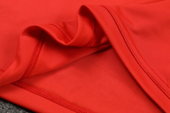 24-25 Man Utd Red Half Pull Tracksuit (半拉链)