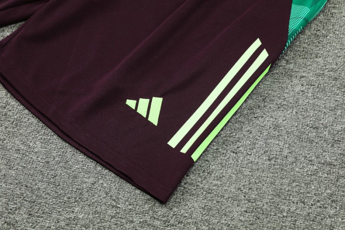 24-25 Mexico Maroon Tank top and shorts suit