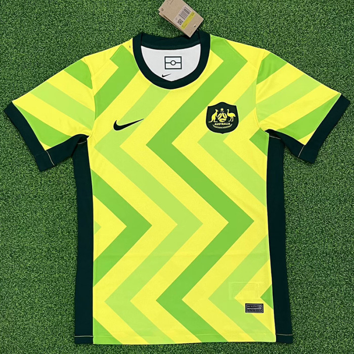 25-26 Australia Home Fans Soccer Jersey