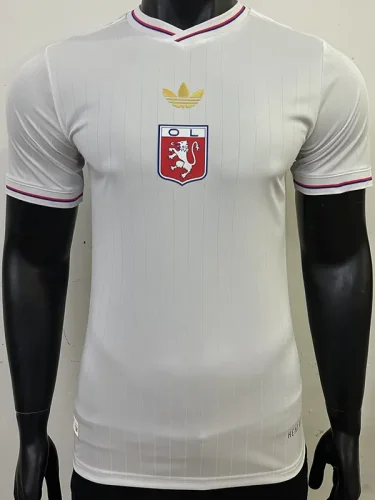 2024-25 Lyon 75th Anniversary Player Version Soccer Jersey