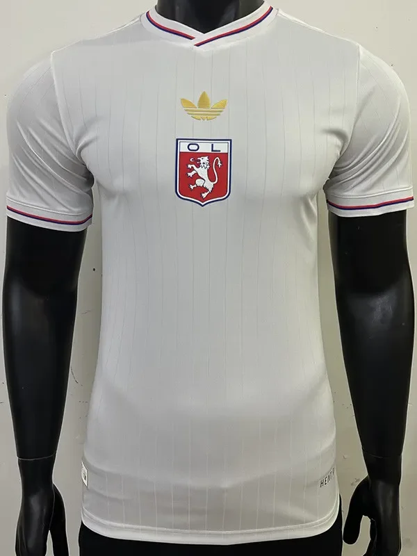 2024-25 Lyon 75th Anniversary Player Version Soccer Jersey