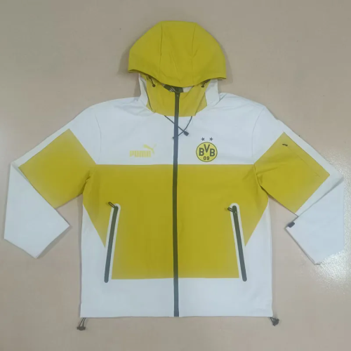 Copy 1996-1997 Dortmund Black & Grey Retro Double Sided Windbreaker (双面风衣)