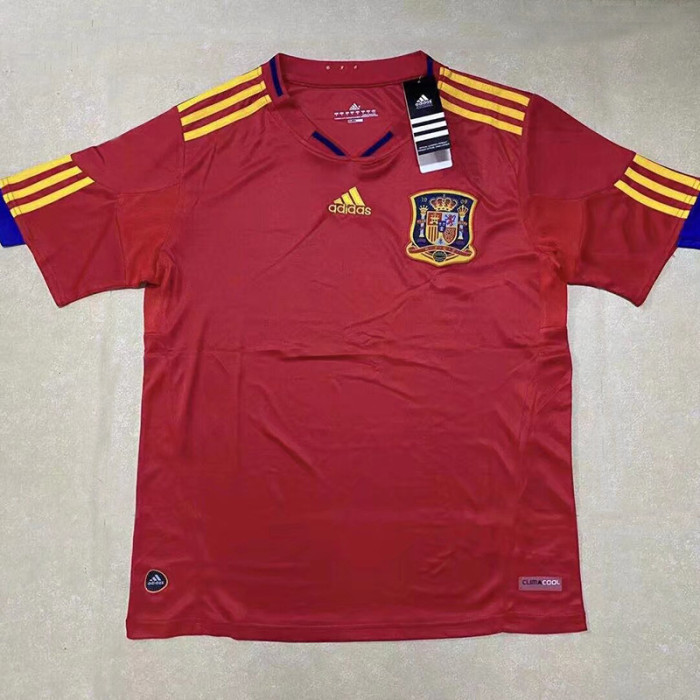 2010 Spain Home Retro Soccer Jersey
