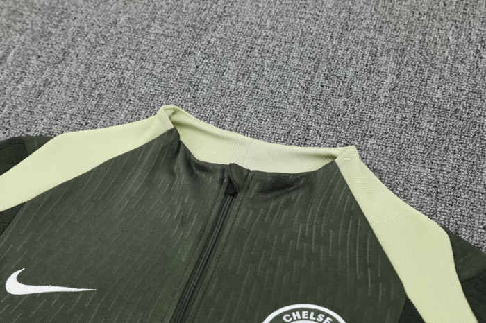 25-26 CHE Army green Half Pull Tracksuit (半拉链)