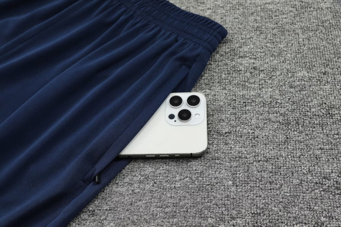 24-25 PSG Dark blue Tank top and shorts suit