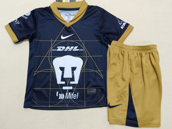 24-25 Pumas UNAM Away Kids Soccer Jersey