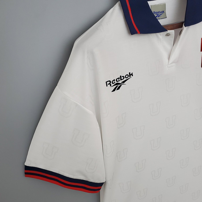 1998 Universidad De Chile Away Retro Soccer Jersey(No ads)