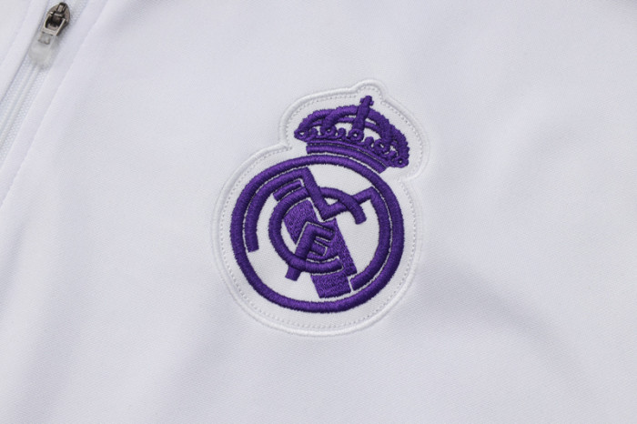 25-26 RMA White Half Pull Tracksuit #B2513(半拉链)