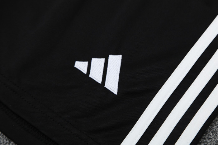 2025 AD White black Tank top and shorts suit