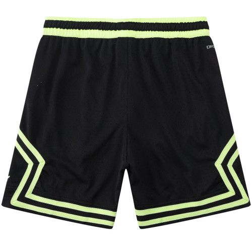 A2437 Jordan Green Black Casual Short Pants