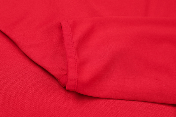 2024 AD Red Half Pull Tracksuit (半拉链)