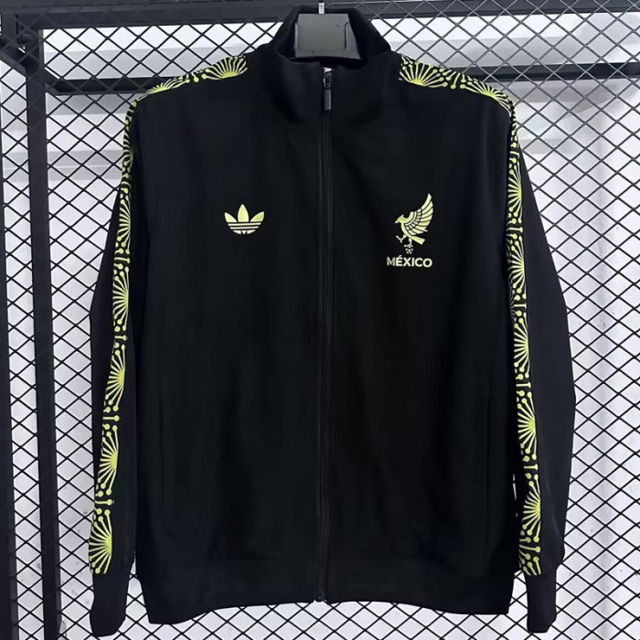 2025-26 Mexico Black Windbreaker