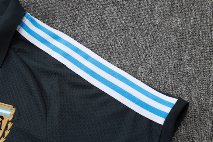 25-26 Argentina Dark gray Polo Tracksuit #C2525