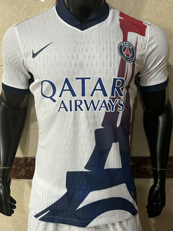 25-26 PSG White Special Edition Player Version Soccer Jersey