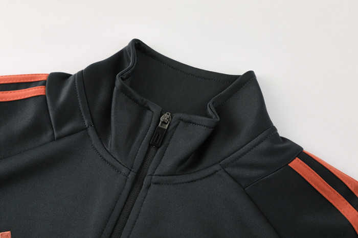 24-25 Bayern Black green Jacket Tracksuit #03
