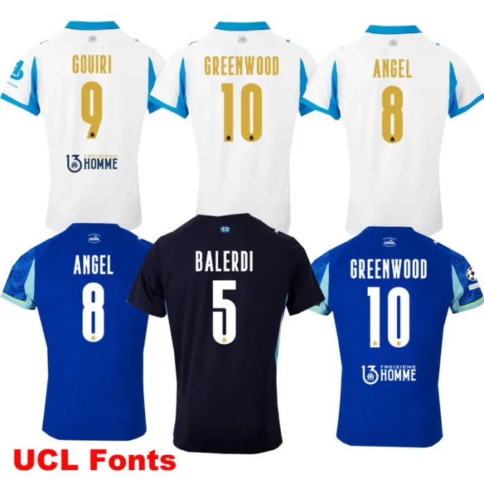 25-26 Marseille Earthy Yellow Player Version Soccer Jersey