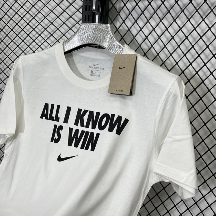 T204 NK White High Quality Casual T-Shirt #字母