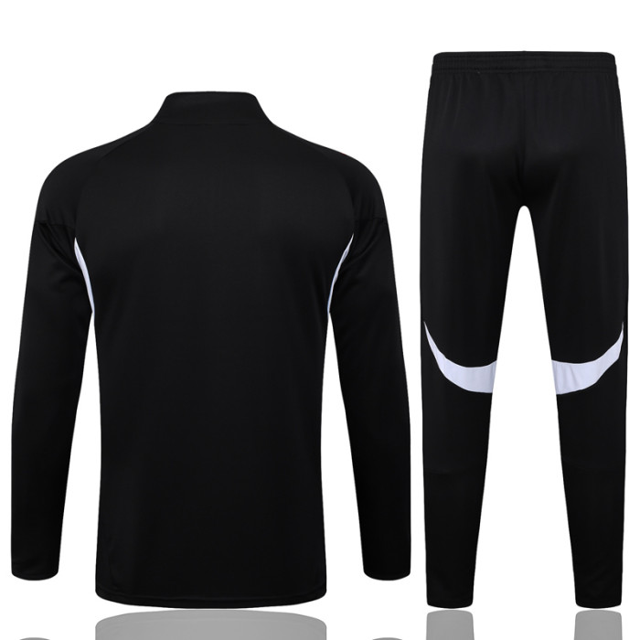 2025-26 LIV Black Kids Half Pull Tracksuit #E2535(童装)(半拉链)