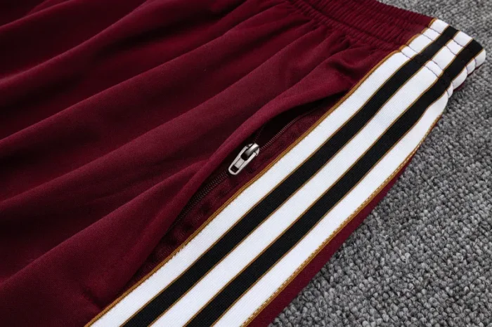 2025-26 Ajax Jujube red Kids Jacket Tracksuit #E2538(童装）