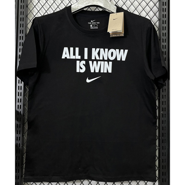 T204 NK Black High Quality Casual T-Shirt #字母