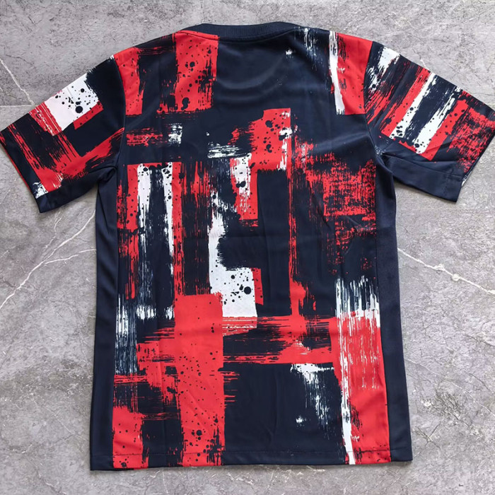 24-25 PSG Blue Red Training Shirts