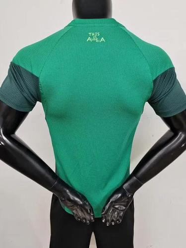 25-26 Algeria Green Player Version Training shirts #A38