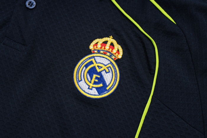 2025-26 RMA Royal blue Polo Tracksuit #C2554