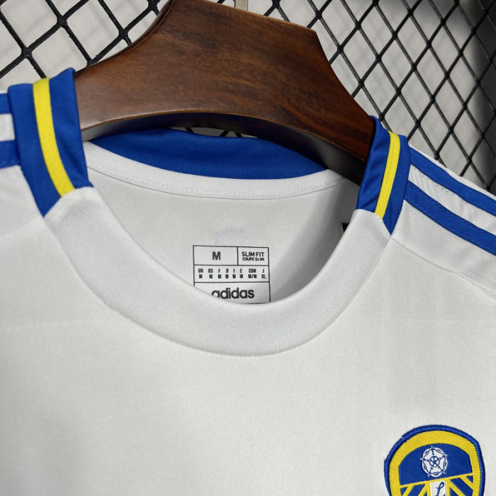 24-25 Leeds United Home Fans Soccer Jersey