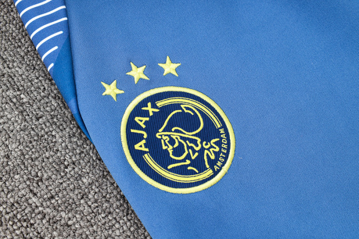 24-25 Ajax Light blue Half Pull Tracksuit (半拉链)