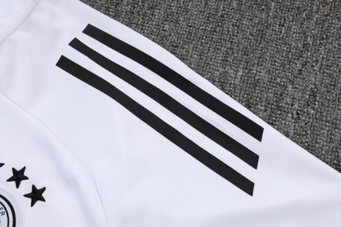 25-26 Germany White Kids Half Pull Tracksuit #E25150(童装)(半拉链)