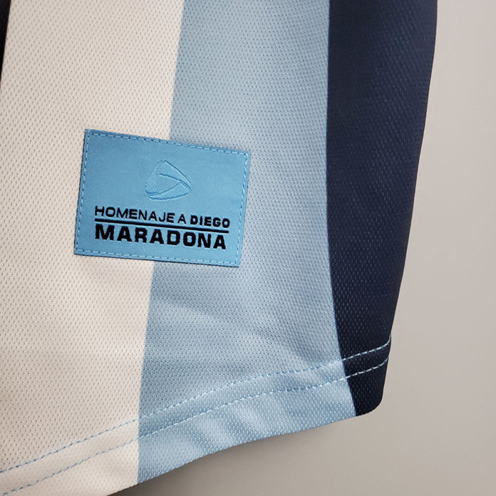 2001 Argentina MARADONA 10# Commemorative Edition Retro Soccer Jersey