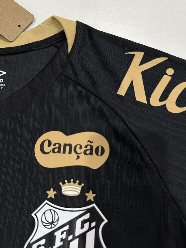 25-26 Santos FC Black Special Edition Player VersionTraining Shirts