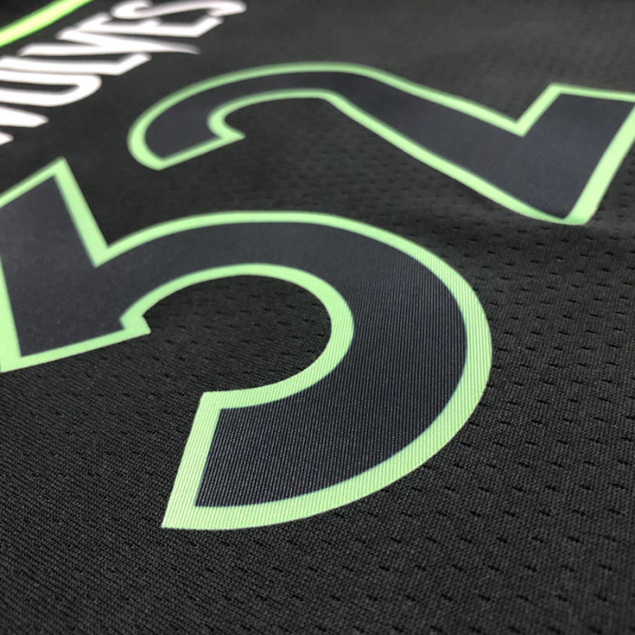 22-23 TIMBERWOLVES TOWNS #32 Black Top Quality Hot Pressing NBA Jersey (Trapeze Edition)