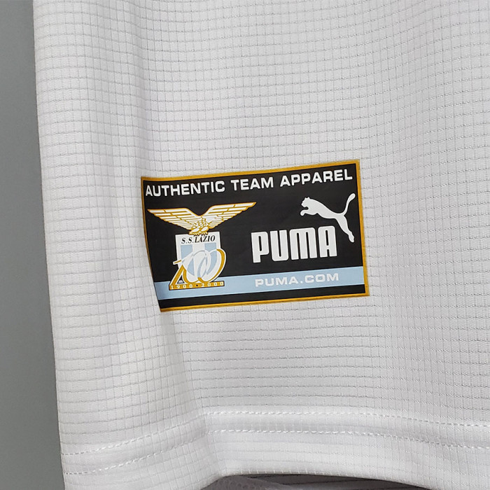 1999-2000 Lazio Centenary White Retro Soccer Jersey