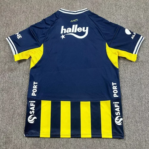 2025-26 Fenerbahce Home Fans Soccer Jersey (全广告)