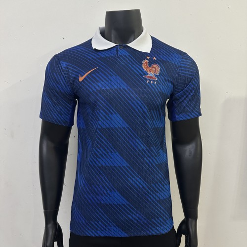 26-27 France Home Player Version Soccer Jersey