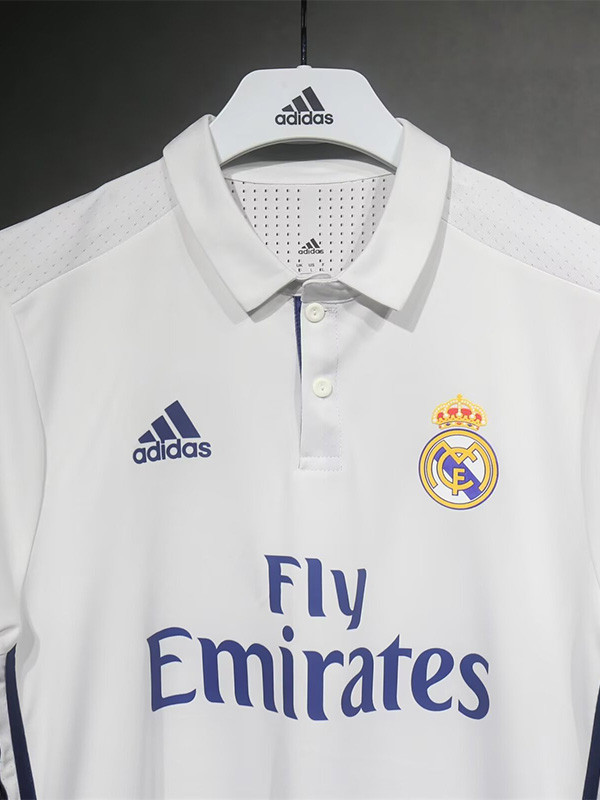 2016-2017 RMA Home Player Version 球员 Retro Soccer Jersey