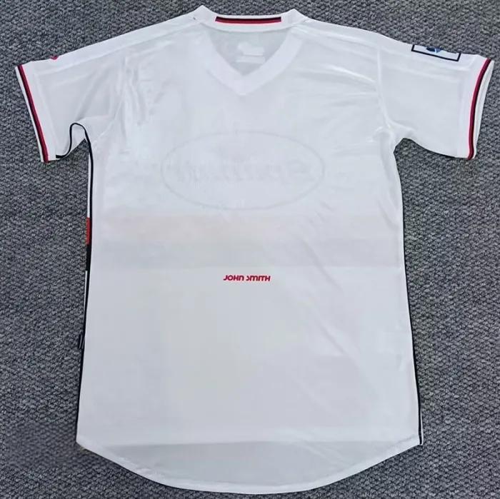 2001-2002 Mallorca White Retro Soccer Jersey *带章
