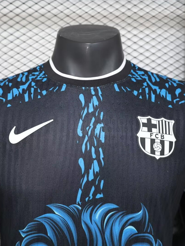 24-25 BAR Blue Black Special Edition Player Version Training Shirts *狮头