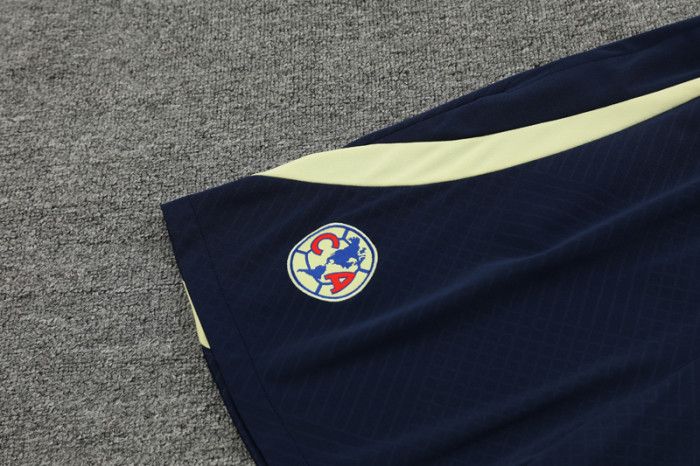 24-25 Club America Dark Blue Tank top and shorts suit