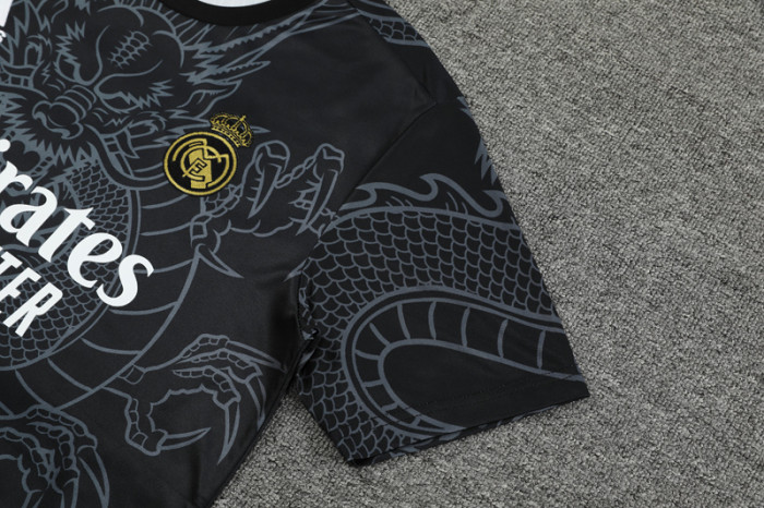 24-25 RMA Black Training Short Suit #龙