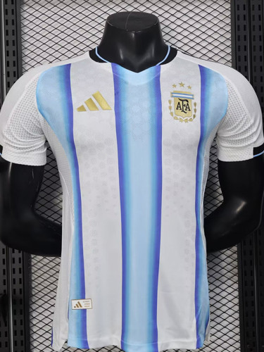 2025-26 Argentina Blue White Special Edition Player Version Soccer Jersey