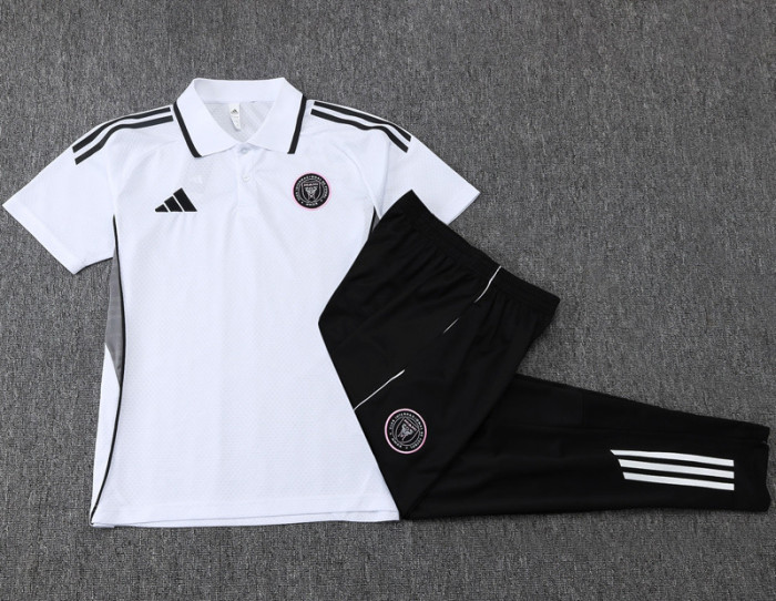 25-26 Inter Miami White Polo Tracksuit #C2523